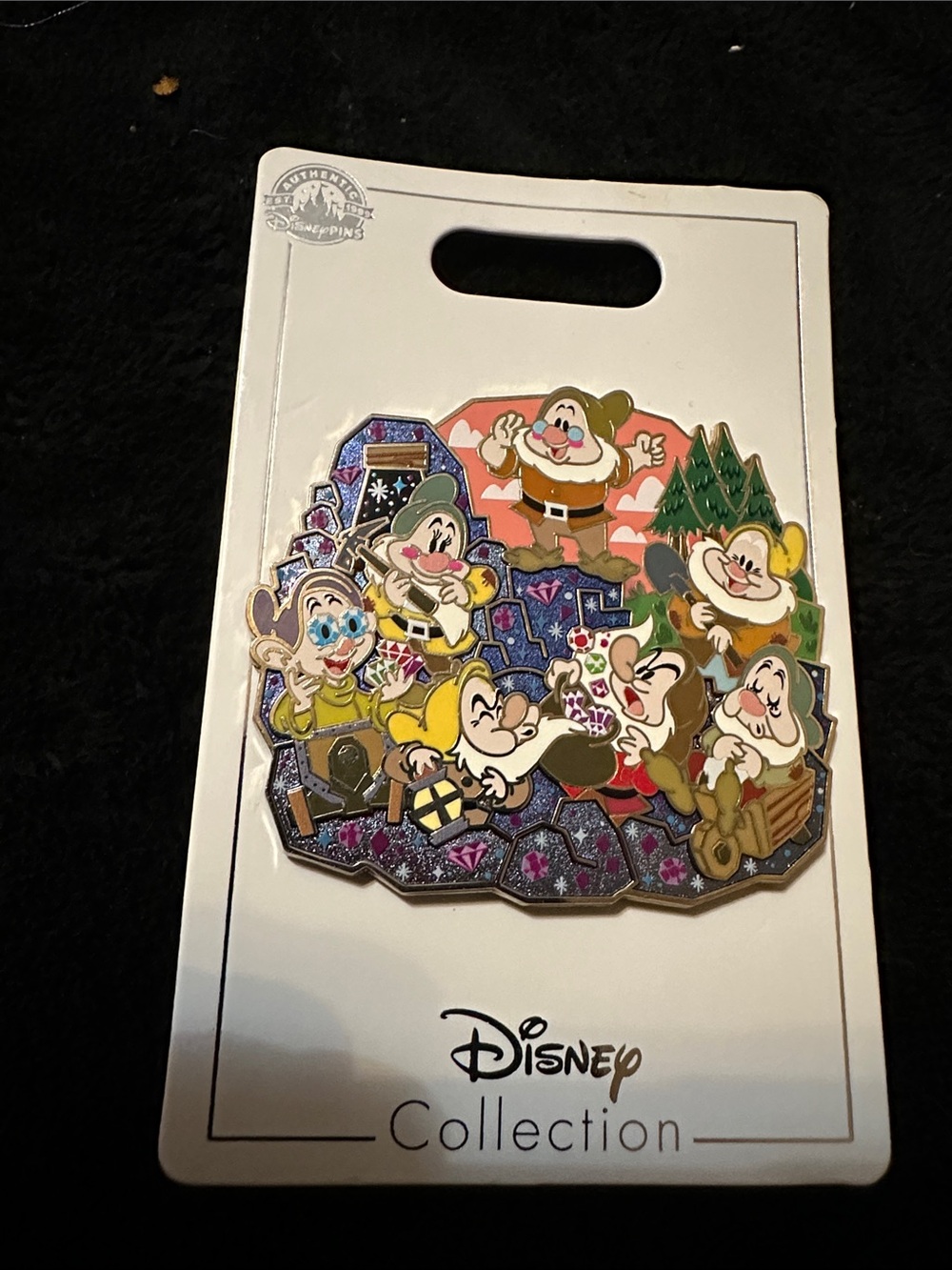 Seven Dwarfs Enamel Pin - DISNEY BRAND NEW Collectable Colorful PIN